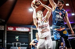 Basketball, ABL 2017/18, Playoff HF Spiel 3, BC Vienna, Kapfenberg Bulls, Petar Gvero (13)