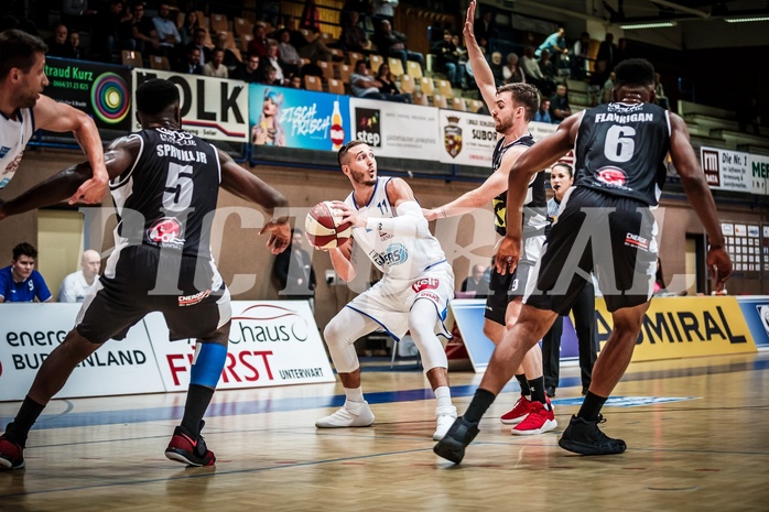 Basketball, ABL 2018/19, Grunddurchgang 1.Runde, Oberwart Gunners, Flyers Wels, Hayden Lescault (11)