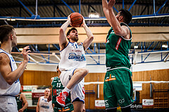 Basketball, bet-at-home Basketball Superliga 2021/22, Playoffs, Viertelfinale Spiel 1, Oberwart Gunners, Kapfenberg Bulls, Ioannis Chatzinikolas (11)