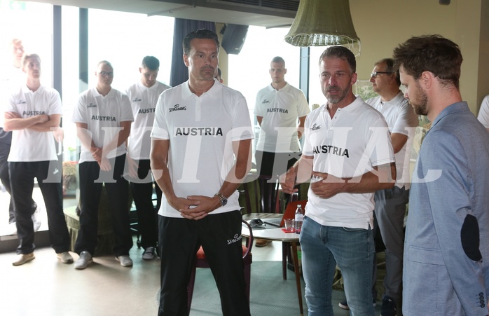 Basketball ÖBV 2019, Pressekonferenz  vs. 


