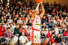 Basketball, win2day Basketball Superliga 2024/25, Grunddurchgang 9.Runde, Traiskirchen Lions, Gmunden Swans, Ryan Moffat (4)