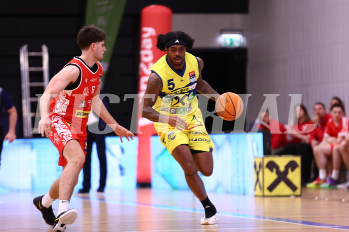 06.04.2025, Graz, Raiffeisen Sportpark Graz, Basketball Superliga 2024/25, 10. Platzierungsrunde, UBSC Graz - Traiskirchen Lions