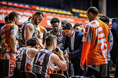 Basketball, Win2Day Superliga 2023/24, Grunddurchgang 18.Runde, BC Vienna, Klosterneuburg Dukes, Damir Zeleznik (Head Coach)
