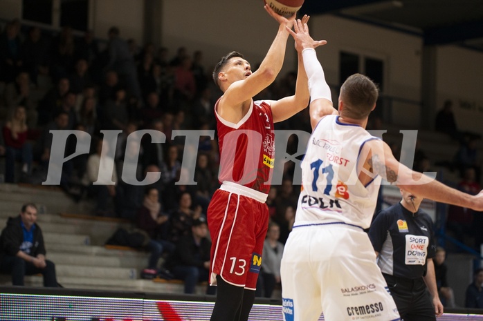 Basketball, ABL 2018/19, Grunddurchgang 11.Runde, Oberwart Gunners, Traiskirchen Lions, Drago Brcina (13)