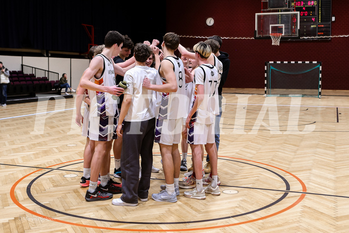 01.03.2025 Österreichischer Basketballverband 2024/25, SLMU19 Vienna United vs. Basket Dukes