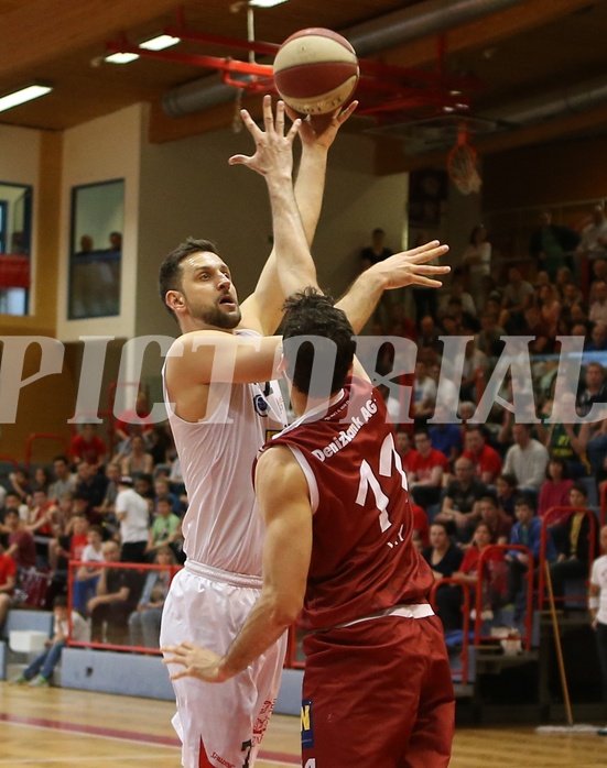 Basketball ABL 2015/16 Grunddurchgang 35.Runde Traiskirchen Lions vs. WBC Wels