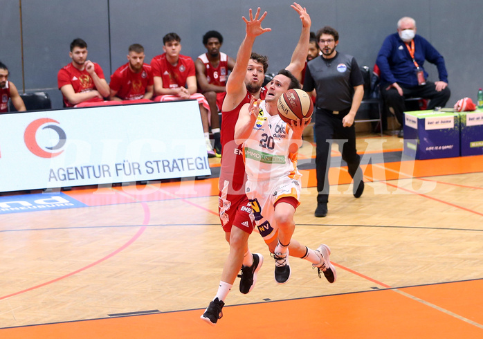 Basketball Superliga 2020/21, Grunddurchgang 12.Runde Klosterneuburg Dukes vs. BC Vienna