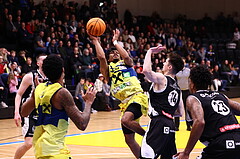 04.02.2024, Graz, Raiffeisen Sportpark Graz, Basketball Superliga 2023/24, Grunddurchgang, Runde 20, UBSC Raiffeisen Graz - OCS Capital Bulls 