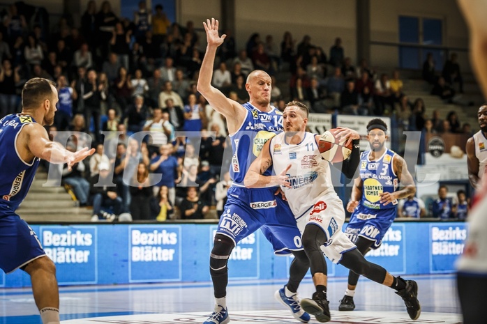 Basketball, ABL 2018/19, Playoff HF Spiel 1, Oberwart Gunners, Gmunden Swans, 