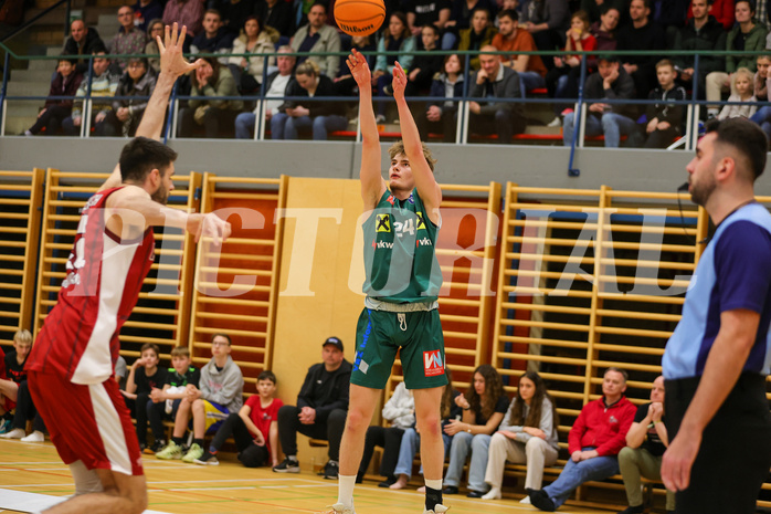 Basketball Zweite Liga 2023/24, Playoff Viertelfinale Spiel 1 Mistelbach Mustangs vs. Dornbirn Lions


