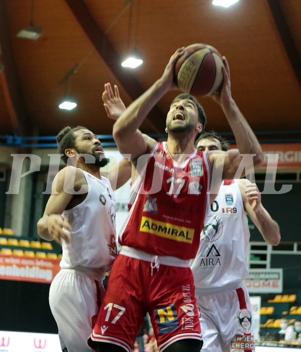 Basketball Superliga 2020/21,  Grunddurchgang 13.Runde, BC Vienna vs. Traiskirchen Lions