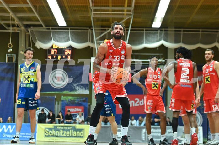 Basketball, Superliga 2024/25, Grunddurchgang 14.Runde, Flyers Wels vs. UBSC Graz,