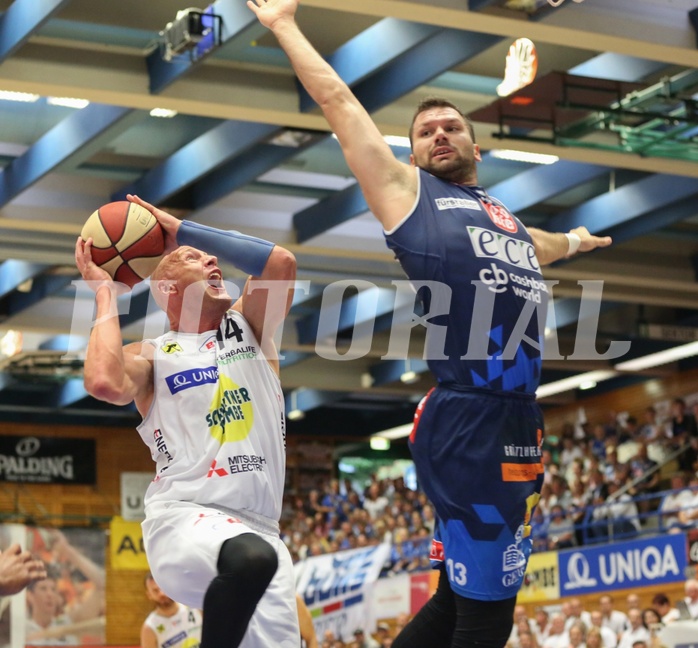 Basketball ABL 2017/18, Playoff Finale Spiel 6 Gmunden Swans vs. Kapfenberg Bulls