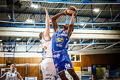 Basketball, bet-at-home Basketball Superliga 2020/21, Halbfinale Spiel 4, Oberwart Gunners, Gmunden Swans, Stephon Jelks (12)