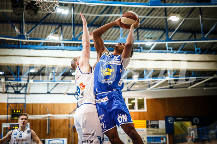 Basketball, bet-at-home Basketball Superliga 2020/21, Halbfinale Spiel 4, Oberwart Gunners, Gmunden Swans, Stephon Jelks (12)