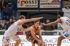 Basketball, ABL 2017/18, Grunddurchgang 17.Runde, Oberwart Gunners, Klosterneuburg Dukes, Valentin Bauer (14)