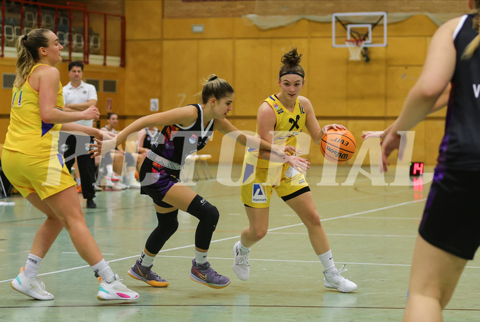 Basketball Damen Superliga 2023/24, Grunddurchgang 3.Runde Vienna United vs. SKN St.Pölten


