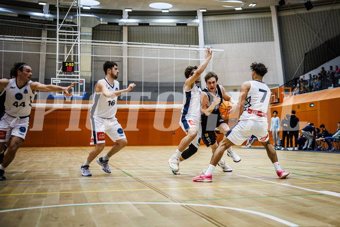 Basketball, Basketball Zweite Liga 2024/25, Grunddurchgang 3.Runde, Vienna Timberwolves, Vienna United, Marius Witzmann (11)
