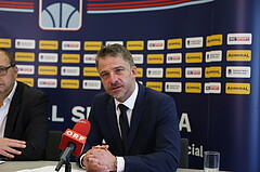 Basketball Superliga 2019/20, Pressekonferenz vs. 


