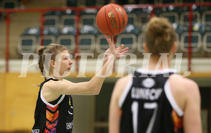Basketball Damen Superliga 2021/22, Grundducrhgang 14.Runde Vienna United vs. KOS Celovec


