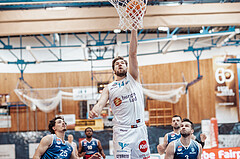 Basketball, Basketball Superliga 2023/24 , Qualifikationsrunde 4, Oberwart Gunners, BBC Nord Dragonz, Daniel Koeppel (14)