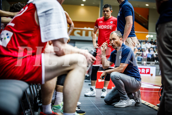 Basketball, AUT vs. NOR, Austria, Norway, Mathias Eckoff (Head Coach)