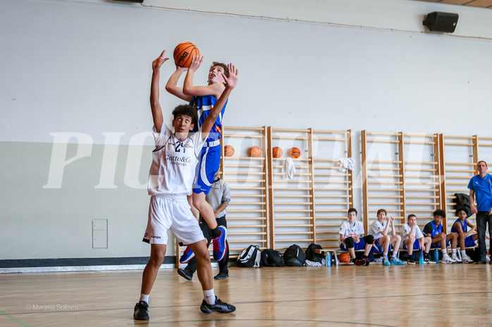 31.03.2025 Österreichischer Basketballverband 2024/25, SLMU14 Basket Flames WAT vs. FSN Baskets Wels