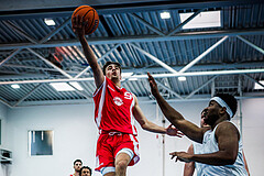 Basketball, Basketball Zweite Liga 2024/25, Grunddurchgang 1.Runde, Deutsch Wagram Alligators, Upper Austrian Ballers, Dominik Schachinger (9)