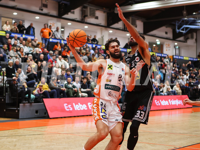 Basketball Superliga 2024/25, Grunddurchgang 11.Runde Klosterneuburg Dukes vs. Flyers Wels


