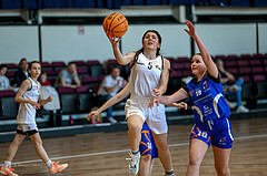 27.04.2025 Österreichischer Basketballverband 2024/25, SLWU16 VF Basket Flames UNION vs. DBB  Basketgirls Wels