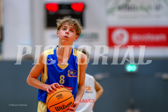 14.12.2024 Österreichischer Basketballverband 2024/25, SLMU14, Basket Dukes vs. SKN St. Pölten
