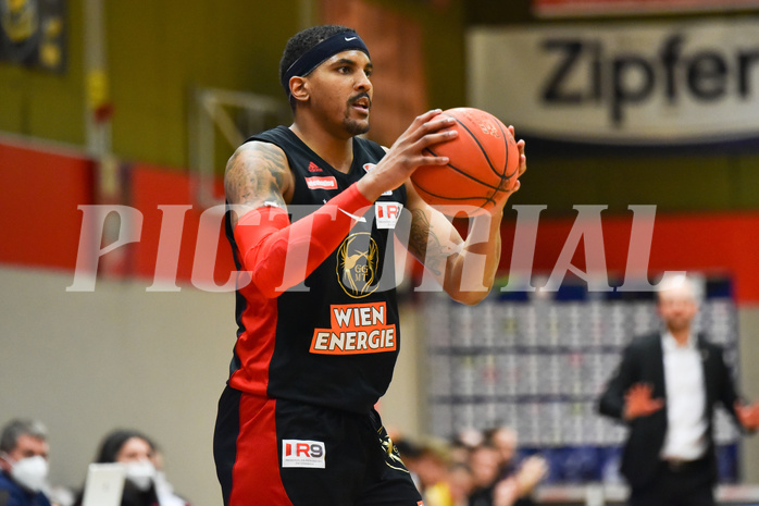 Basketball Superliga 2021/22, Grunddurchgang 14. Runde Flyers Wels vs. GGMT Vienna
