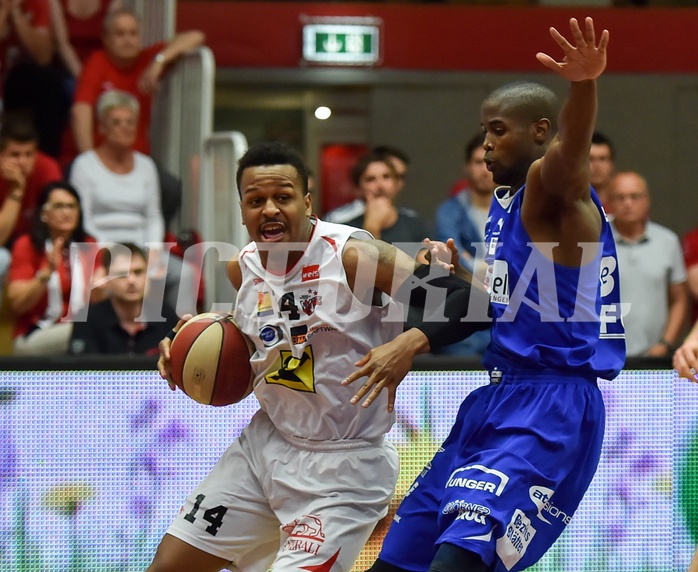 Basketball ABL 2015/16 Playoff Finale Spiel 3 WBC Wels vs Gunners Oberwart