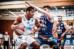 Basketball, ABL 2017/18, Grunddurchgang 33.Runde, Oberwart Gunners, Kapfenberg Bulls, Gregg Denzel (9)