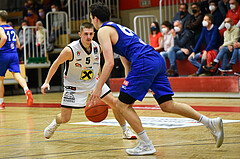 Basketball Superliga 2021/22, Grunddurchgang. 6.Runde Flyers Wels vs. D.C. Timberwolves
