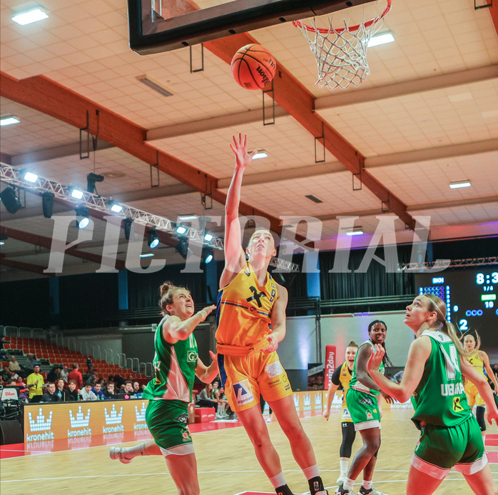 Basketball Damen Superliga 2023/24, Grunddurchgang 12.Runde SKN St. Pölten vs. UBI Graz