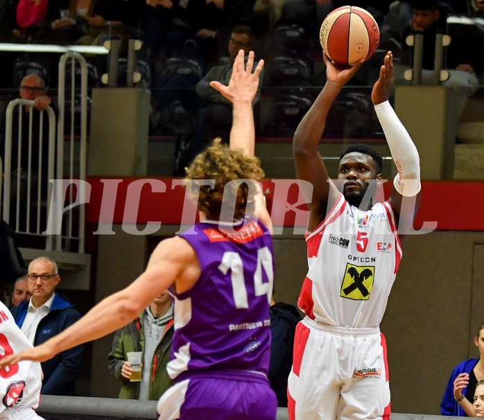 Basketball ABL 2018/19 Grunddurchgang 08. Runde Flyers Wels vs Vienna D.C. Timberwolves