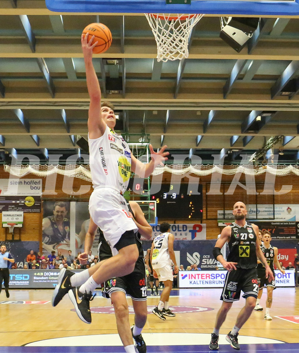Basketball Superliga 2023/24, Grunddurchgang 5.Runde Gmunden Swans vs. Flyers Wels


