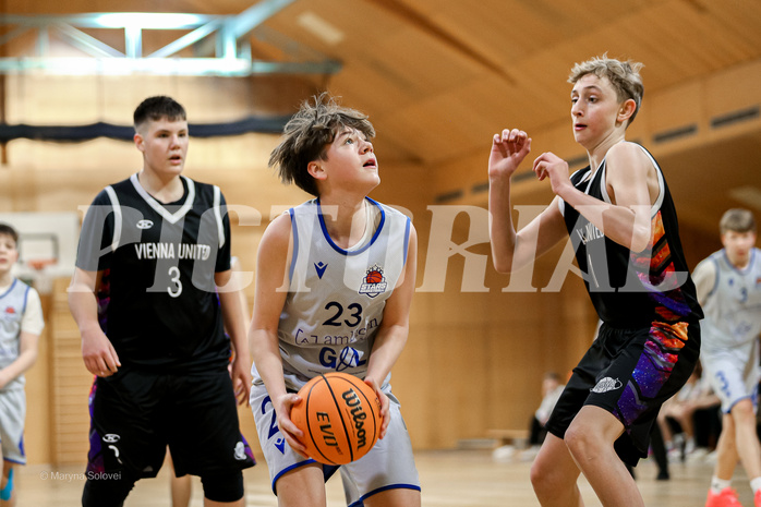 09.03.2025 Österreichischer Basketballverband 2024/25, SLMU14, STARS Basketball vs Vienna United 09.03.2025 Österreichischer Basketballverband 2024/25, SLMU14, STARS Basketball vs Vienna United