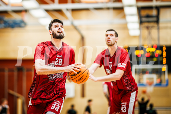 Basketball, Basketball Zweite Liga 2023/24, Playoff, Finale Spiel 1, Mistelbach Mustangs, Union Deutsch Wagram Aligators, Viktor Vasat (22)