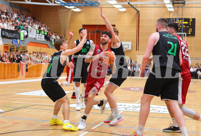 Basketball Zweite Liga 2023/24, Playoff, Finale Spiel 3 Mistelbach Mustangs vs. Union Deutsch Wagram


