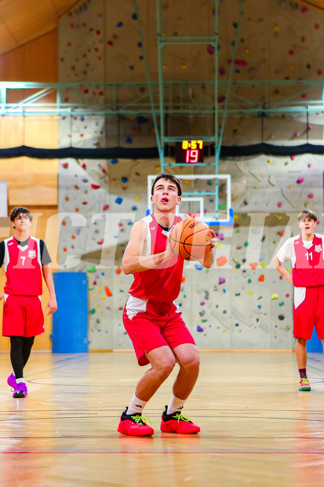 26.11.2024 Österreichischer Basketballverband 2024/25, SLMU19 Basket Flames vs. Mattersburg Rocks