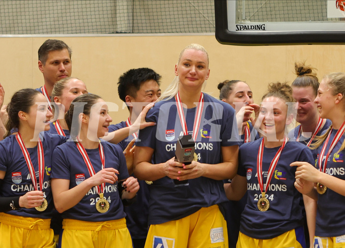 Basketball Damen Superliga 2023/24, Finale Spiel 3 SKN St. Pölten vs. UBI Graz


