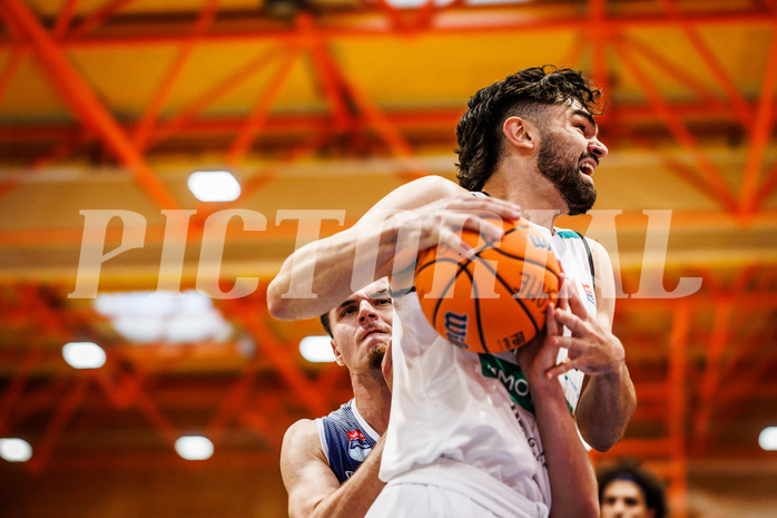 Basketball, win2day Basketball Superliga 2024/25, Grunddurchgang Runde 2, BBC Nord Dragonz, Klosterneuburg Dukes, Will Carius (24)