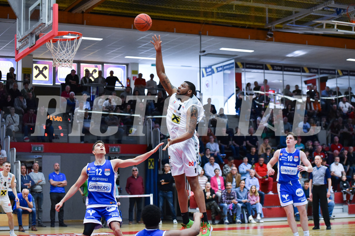 Win2Day Basketball Superliga 2022/23, 9. Plazierungsrunde, Flyers Wels, Oberwart Gunners,
