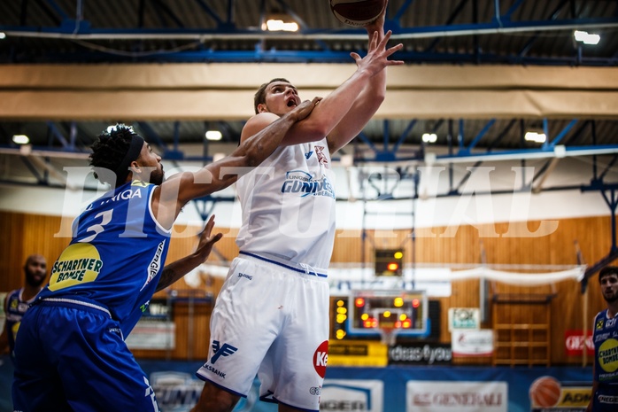 Basketball, ABL 2018/19, Grunddurchgang 17.Runde, Oberwart Gunners, Gmunden Swans, Renato Poljak (16)