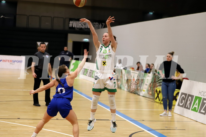 13.03.2022, Basketball Damen Superliga 2021/22, Grunddurchgang 9.Runde,  
UBI Holding Graz vs. Vienna D.C. Timberwolves,  