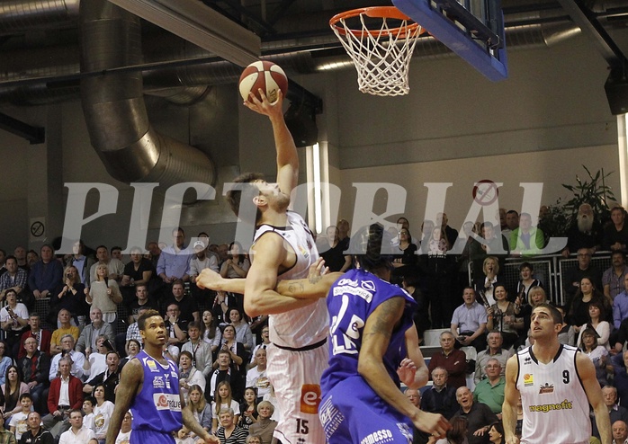Basketball ABL 2015/16 Grunddurchgang 29.Runde  Güssing Knights vs Oberwart Gunners
