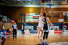 Basketball, Basketball Austria Cup 2022/23, Halbfinale 1, Oberwart Gunners, Gmunden Swans, Sebastian Käferle (7)