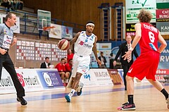 Basketball, ABL 2016/17, Playoff HF Spiel 5, Oberwart Gunners, WBC Wels, Derek Jackson Jr. (6)